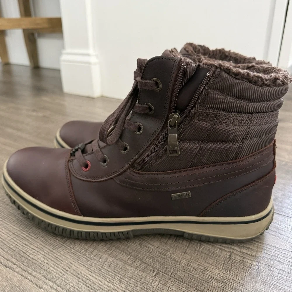 Pajar Canada 1963 Waterproof Insulated Winter Boots Men's Size 13 Brown Leather